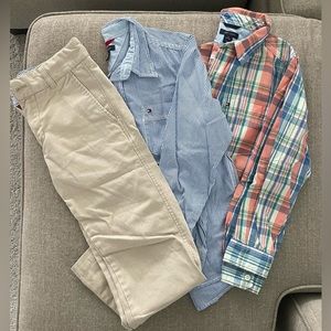Boys Tommy Hilfiger Shirts and Pants